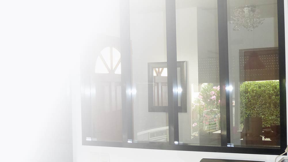 Verrière aluminium - EGPL platrerie de la lèze